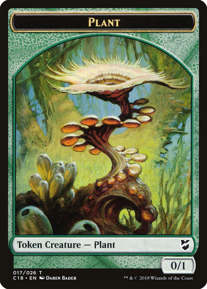 Plant Token [Commander 2018 Tokens] | Deep Dive Games St. Marys