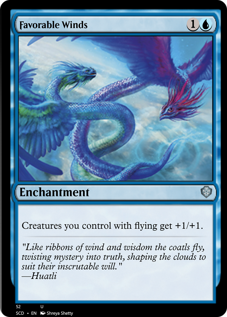 Favorable Winds [Starter Commander Decks] | Deep Dive Games St. Marys