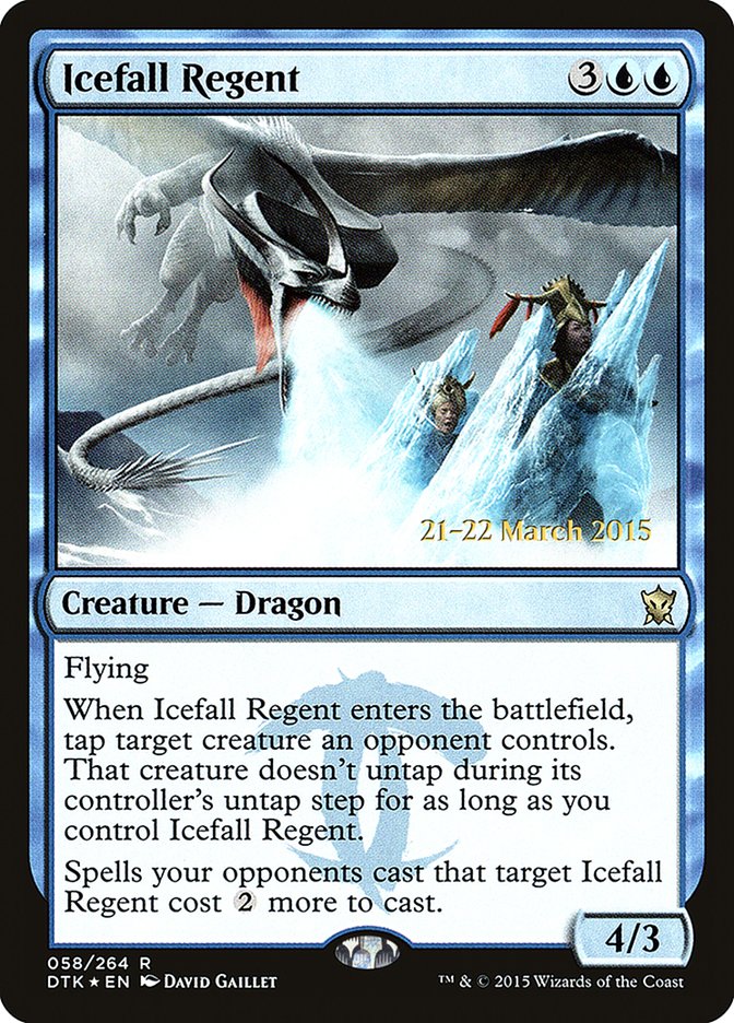 Icefall Regent [Dragons of Tarkir Prerelease Promos] | Deep Dive Games St. Marys