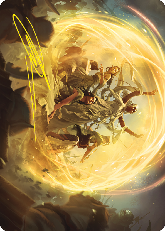 Heroic Intervention Art Card (Gold-Stamped Signature) [The Lord of the Rings: Tales of Middle-earth Art Series] | Deep Dive Games St. Marys