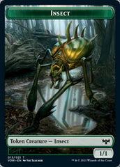 Insect // Treasure Double-Sided Token [Innistrad: Crimson Vow Tokens] | Deep Dive Games St. Marys