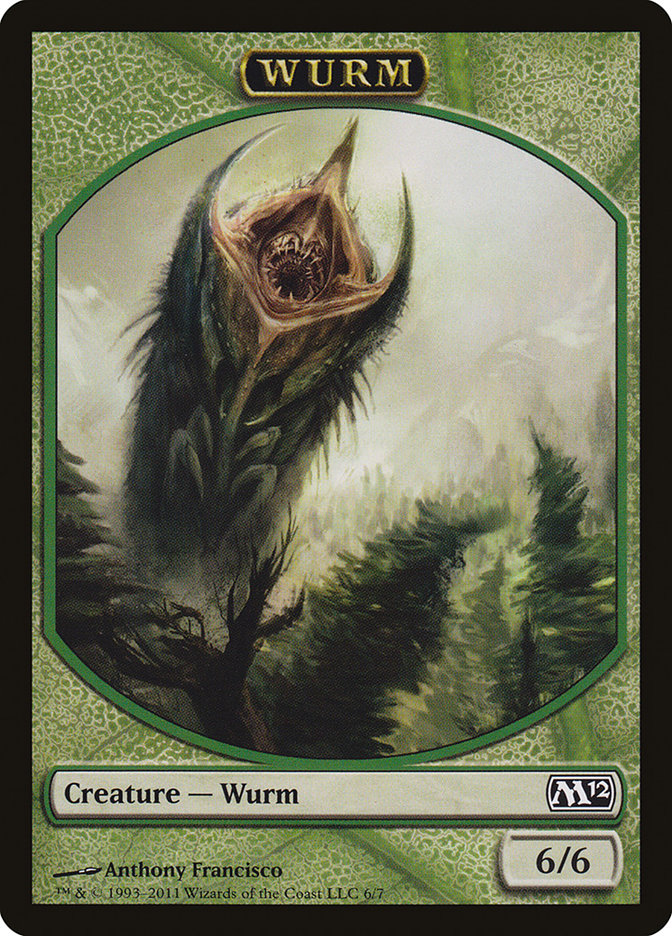 Wurm Token [Magic 2012 Tokens] | Deep Dive Games St. Marys