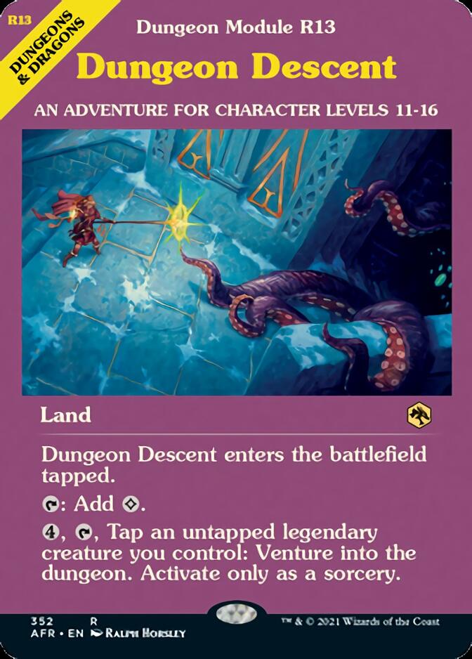 Dungeon Descent (Dungeon Module) [Dungeons & Dragons: Adventures in the Forgotten Realms] | Deep Dive Games St. Marys