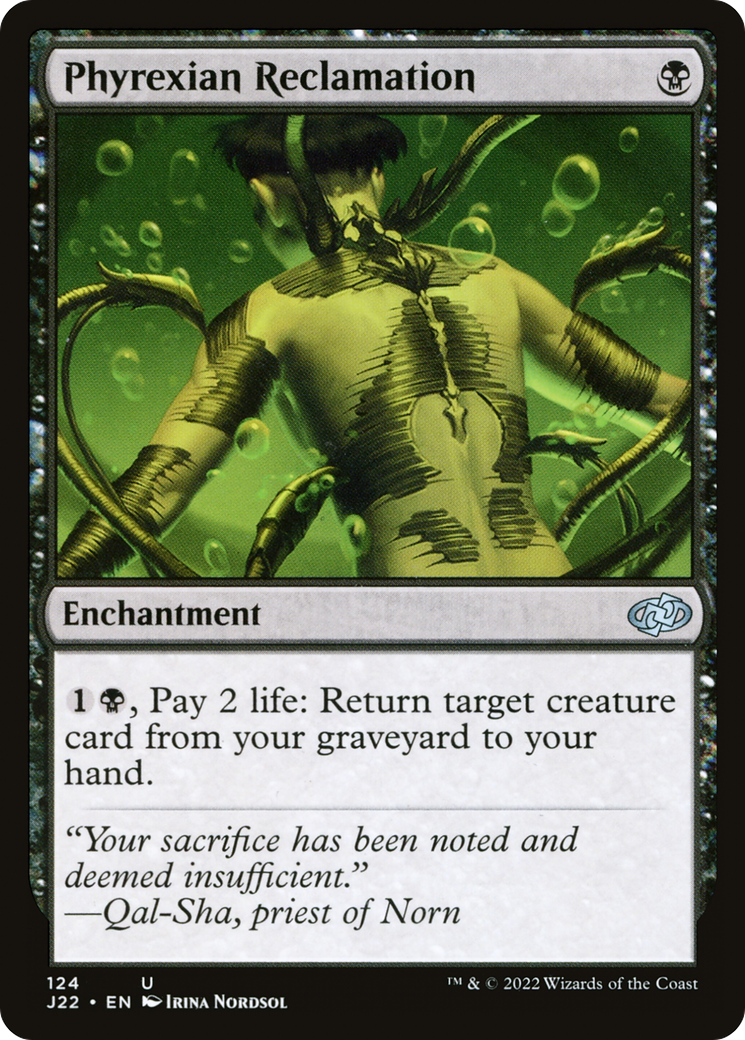 Phyrexian Reclamation [Jumpstart 2022] | Deep Dive Games St. Marys