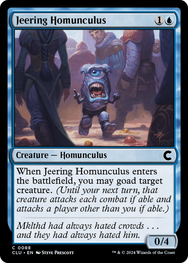 Jeering Homunculus [Ravnica: Clue Edition] | Deep Dive Games St. Marys