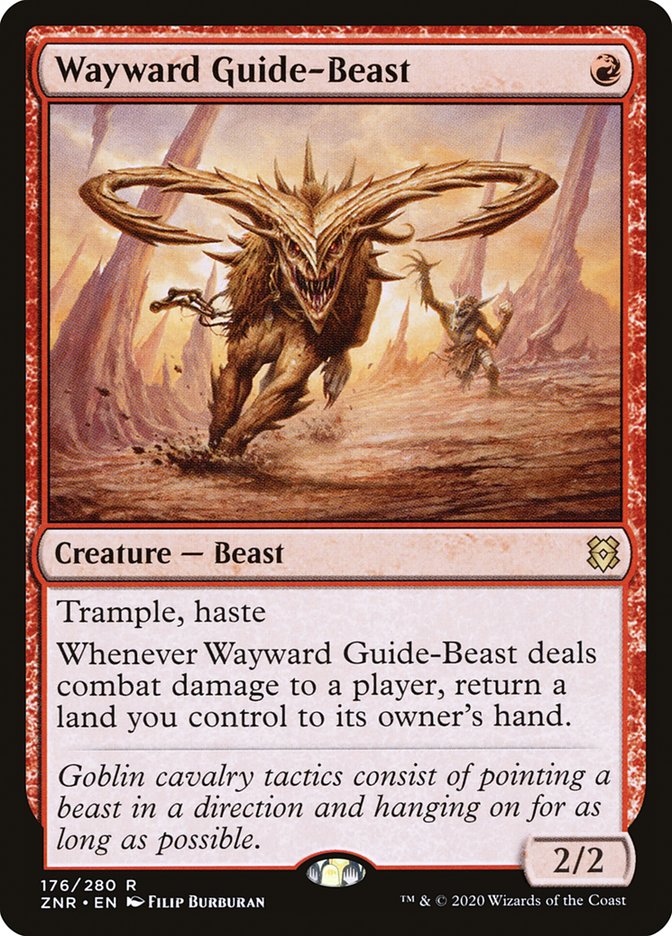 Wayward Guide-Beast [Zendikar Rising] | Deep Dive Games St. Marys