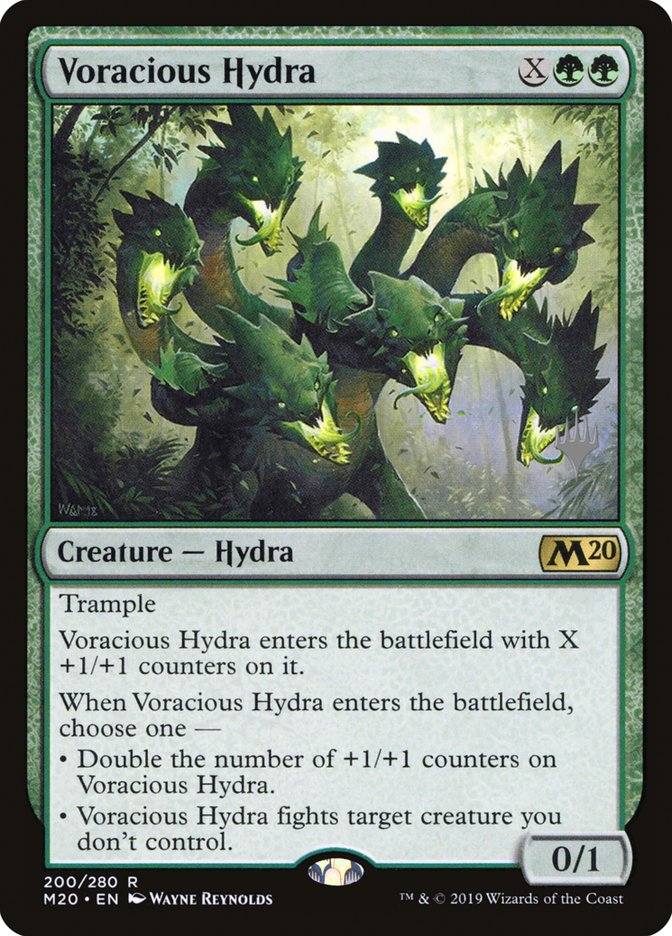 Voracious Hydra (Promo Pack) [Core Set 2020 Promos] | Deep Dive Games St. Marys