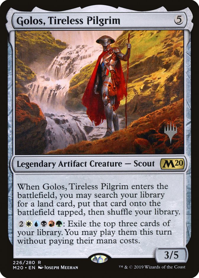 Golos, Tireless Pilgrim (Promo Pack) [Core Set 2020 Promos] | Deep Dive Games St. Marys