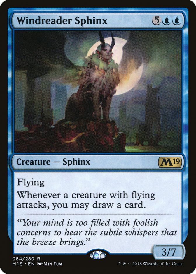 Windreader Sphinx [Core Set 2019] | Deep Dive Games St. Marys