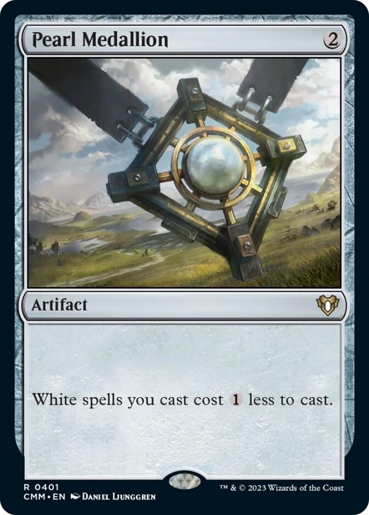 Pearl Medallion [Commander Masters] | Deep Dive Games St. Marys