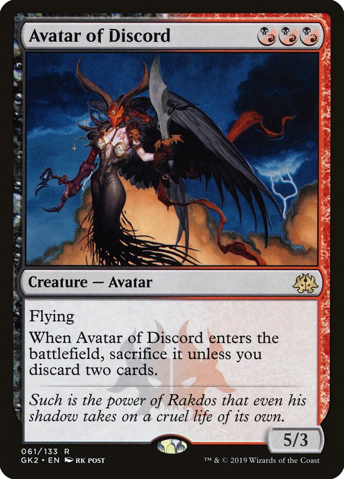 Avatar of Discord [Ravnica Allegiance Guild Kit] | Deep Dive Games St. Marys