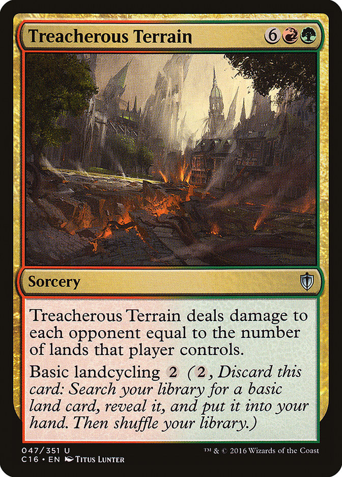 Treacherous Terrain [Commander 2016] | Deep Dive Games St. Marys