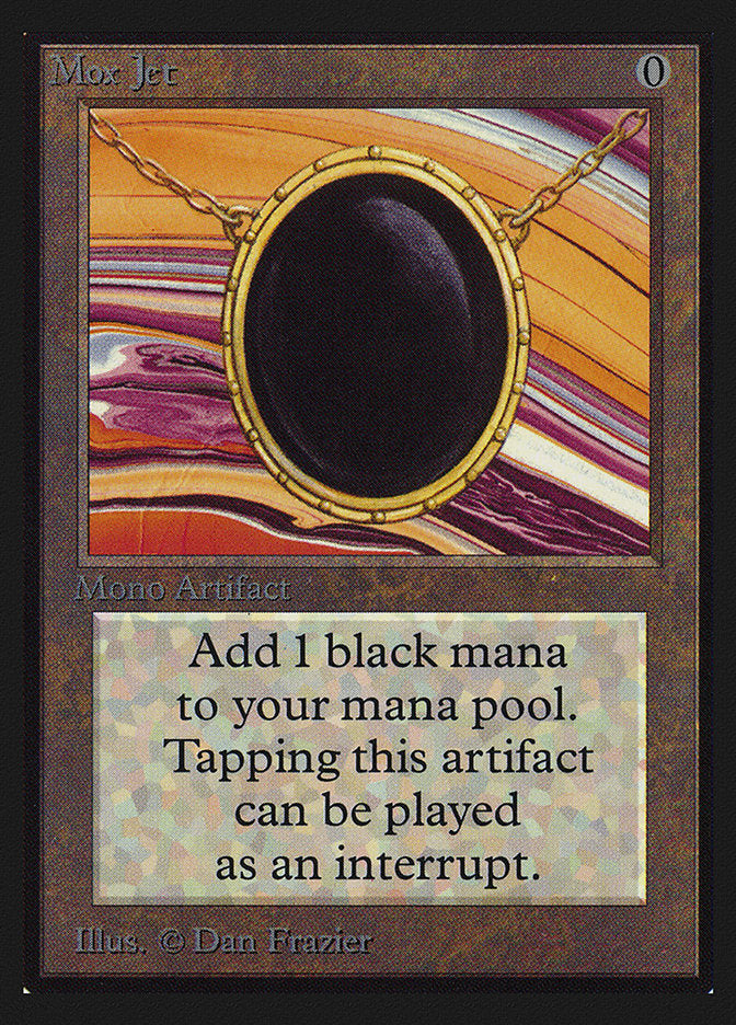 Mox Jet (Black Stone) [International Collectors' Edition] | Deep Dive Games St. Marys