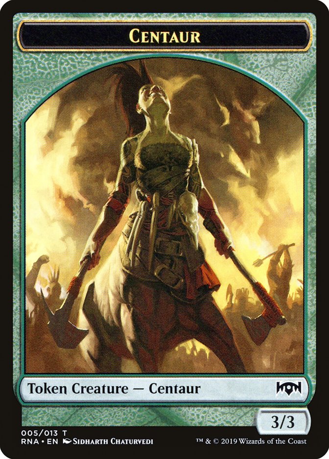 Centaur Token [Ravnica Allegiance Tokens] | Deep Dive Games St. Marys