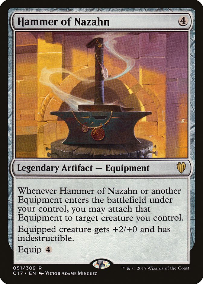 Hammer of Nazahn [Commander 2017] | Deep Dive Games St. Marys