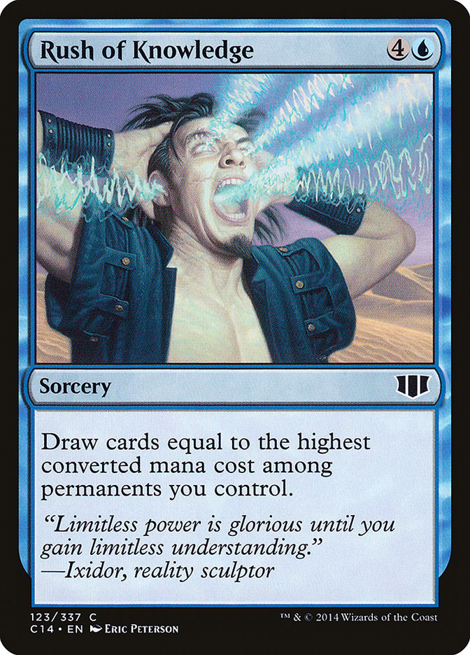 Rush of Knowledge [Commander 2014] | Deep Dive Games St. Marys
