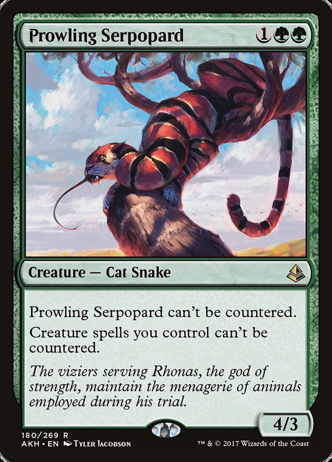 Prowling Serpopard [Amonkhet] | Deep Dive Games St. Marys