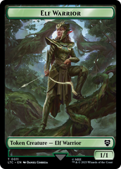 Elf Warrior // Insect Double Sided Token [The Lord of the Rings: Tales of Middle-Earth Commander Tokens] | Deep Dive Games St. Marys