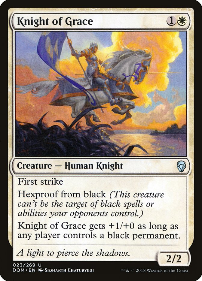 Knight of Grace [Dominaria] | Deep Dive Games St. Marys