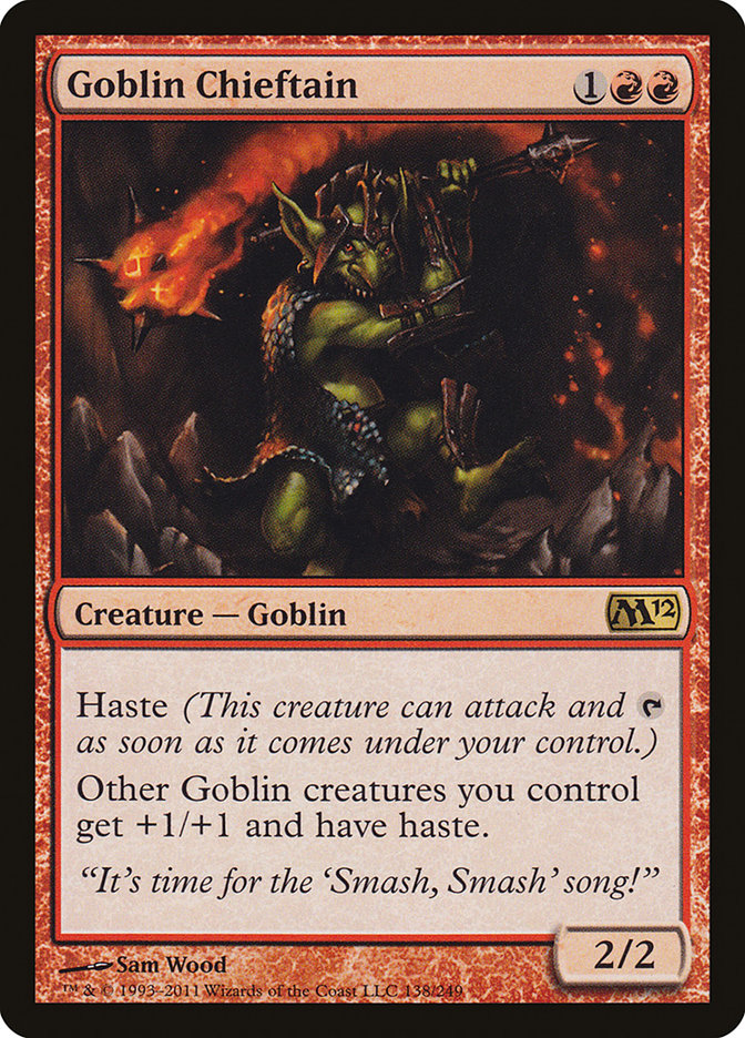 Goblin Chieftain [Magic 2012] | Deep Dive Games St. Marys