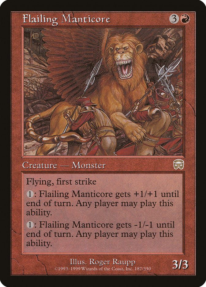 Flailing Manticore [Mercadian Masques] | Deep Dive Games St. Marys