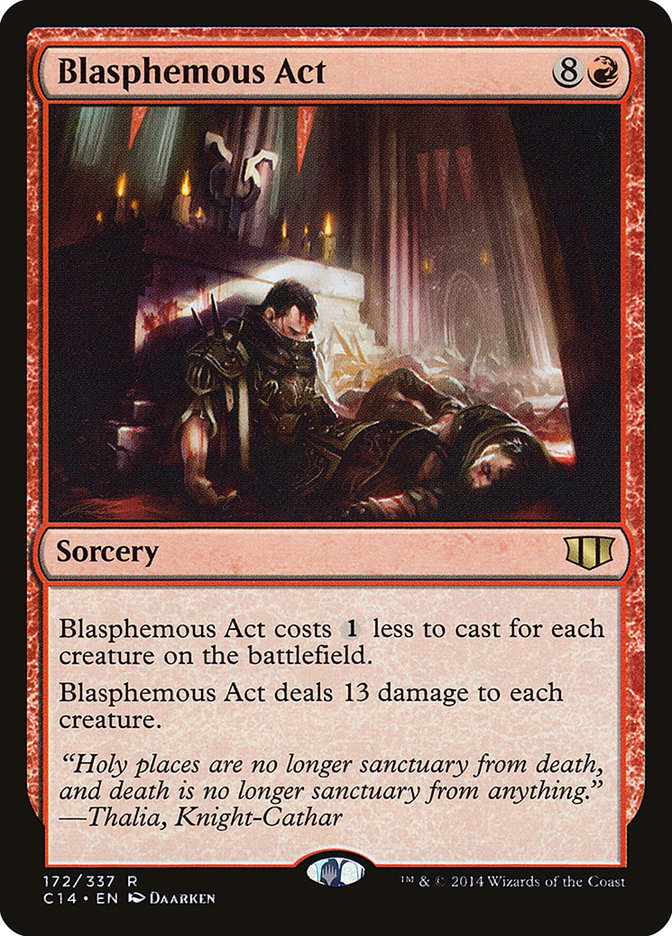 Blasphemous Act [Commander 2014] | Deep Dive Games St. Marys