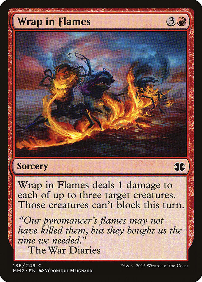 Wrap in Flames [Modern Masters 2015] | Deep Dive Games St. Marys