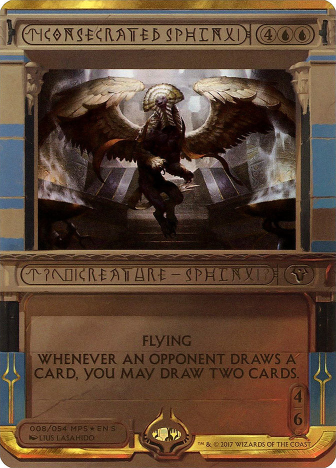 Consecrated Sphinx (Invocation) [Amonkhet Invocations] | Deep Dive Games St. Marys