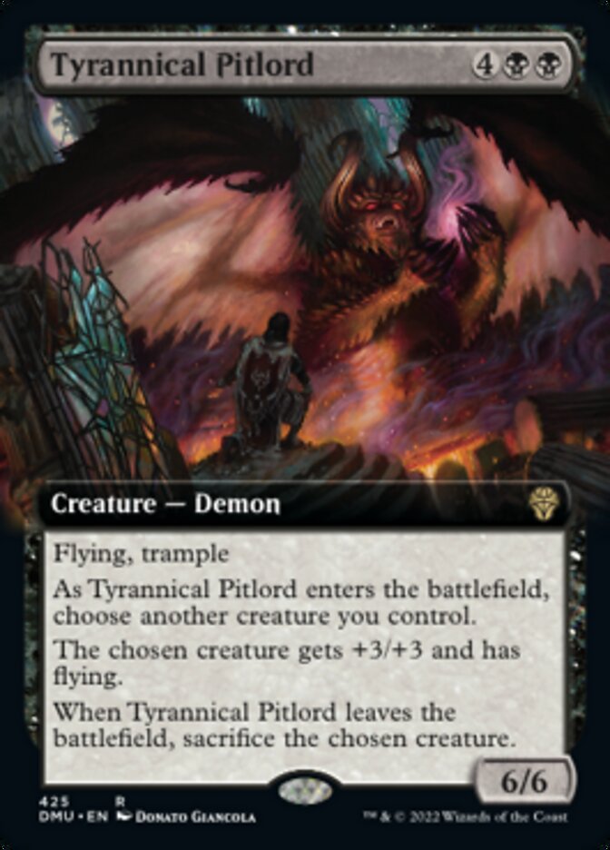 Tyrannical Pitlord (Extended Art) [Dominaria United] | Deep Dive Games St. Marys