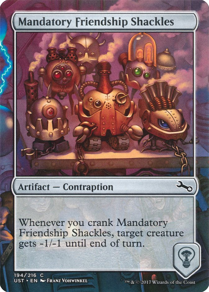 Mandatory Friendship Shackles [Unstable] | Deep Dive Games St. Marys