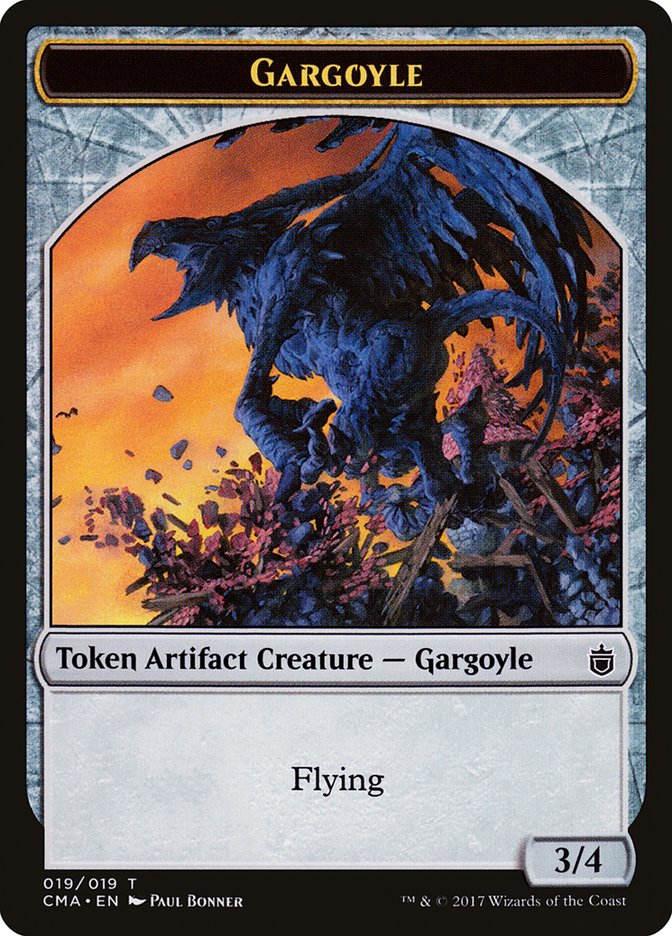 Gargoyle Token [Commander Anthology Tokens] | Deep Dive Games St. Marys