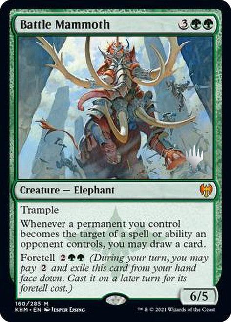 Battle Mammoth (Promo Pack) [Kaldheim Promos] | Deep Dive Games St. Marys