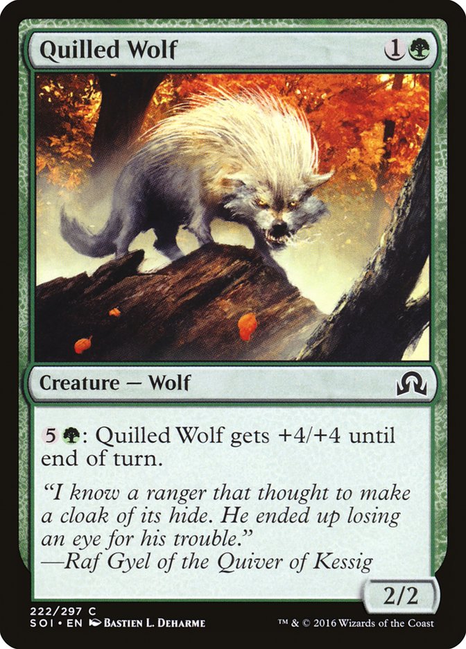 Quilled Wolf [Shadows over Innistrad] | Deep Dive Games St. Marys