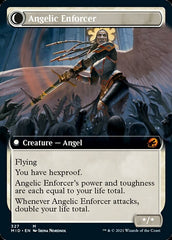 Enduring Angel // Angelic Enforcer (Extended Art) [Innistrad: Midnight Hunt] | Deep Dive Games St. Marys