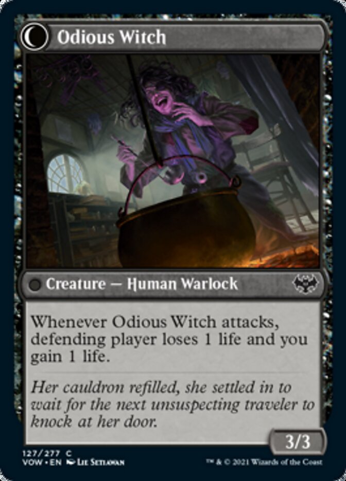 Ragged Recluse // Odious Witch [Innistrad: Crimson Vow] | Deep Dive Games St. Marys