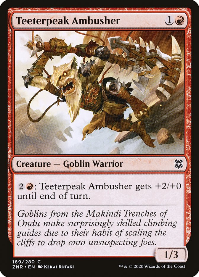 Teeterpeak Ambusher [Zendikar Rising] | Deep Dive Games St. Marys