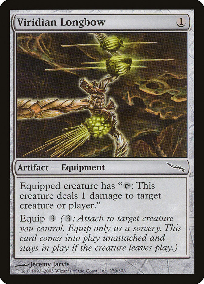 Viridian Longbow [Mirrodin] | Deep Dive Games St. Marys