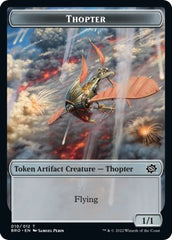 Myr // Thopter (010) Double-Sided Token [The Brothers' War Commander Tokens] | Deep Dive Games St. Marys