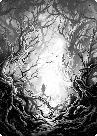 Forest 1 Art Card [Innistrad: Midnight Hunt Art Series] | Deep Dive Games St. Marys