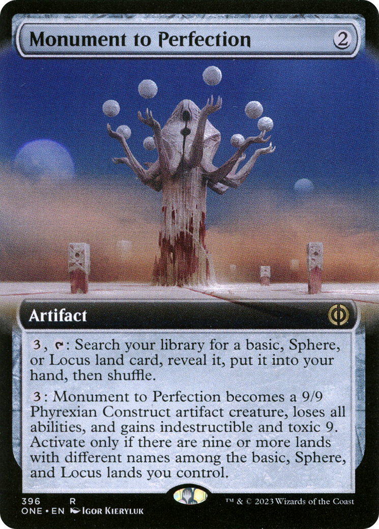 Monument to Perfection (Extended Art) [Phyrexia: All Will Be One] | Deep Dive Games St. Marys