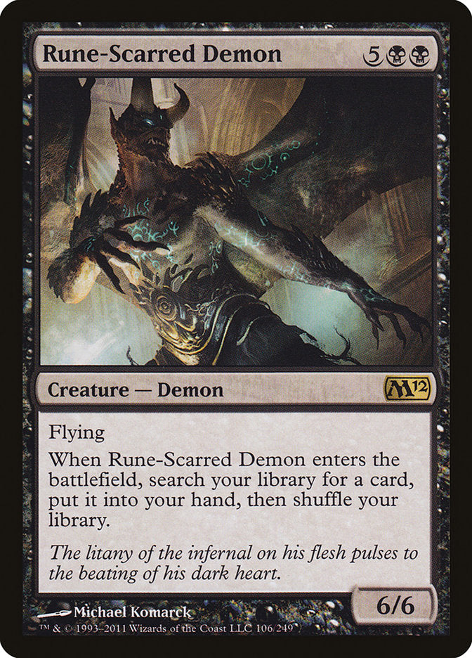 Rune-Scarred Demon [Magic 2012] | Deep Dive Games St. Marys