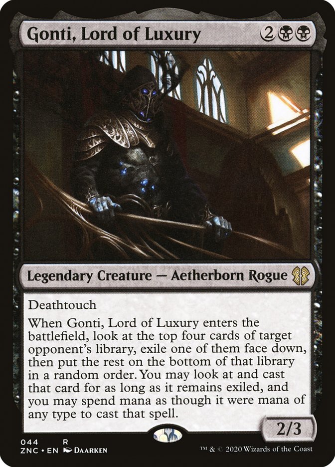 Gonti, Lord of Luxury [Zendikar Rising Commander] | Deep Dive Games St. Marys