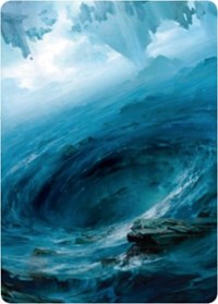 Island 3 Art Card [Zendikar Rising Art Series] | Deep Dive Games St. Marys