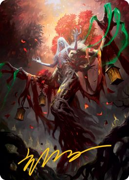 Wrenn and Seven Art Card (Gold-Stamped Signature) [Innistrad: Midnight Hunt Art Series] | Deep Dive Games St. Marys