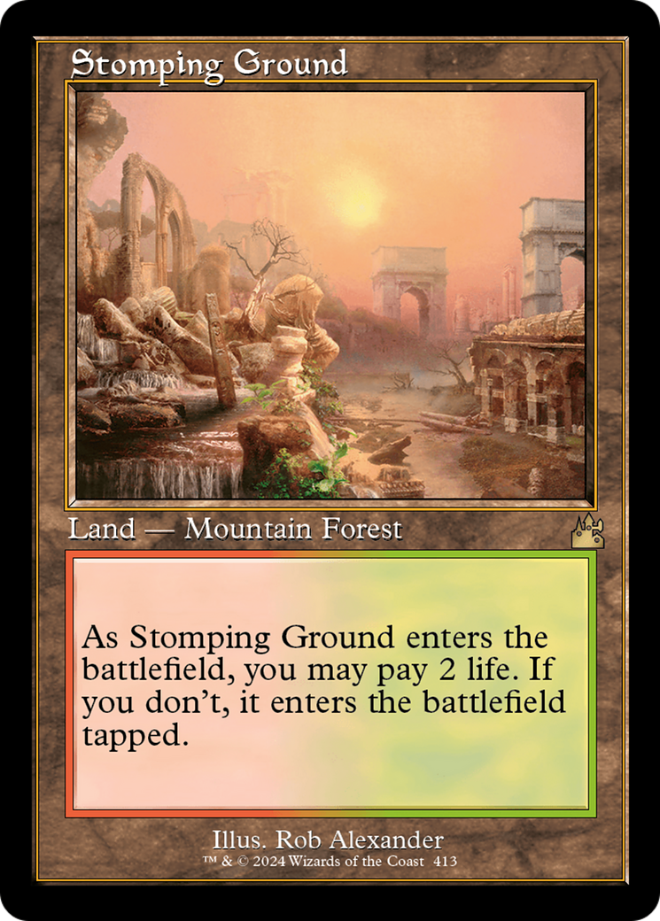 Stomping Ground (Retro) [Ravnica Remastered] | Deep Dive Games St. Marys