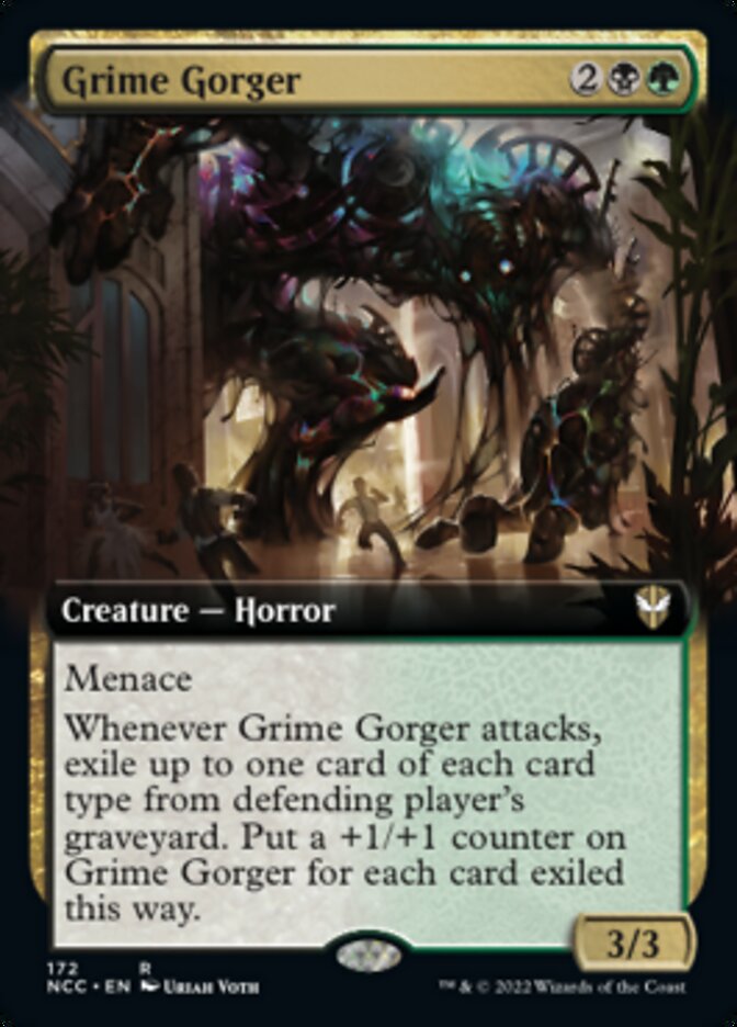 Grime Gorger (Extended Art) [Streets of New Capenna Commander] | Deep Dive Games St. Marys