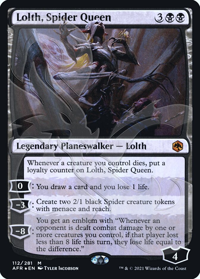 Lolth, Spider Queen (Ampersand Promo) [Dungeons & Dragons: Adventures in the Forgotten Realms Promos] | Deep Dive Games St. Marys