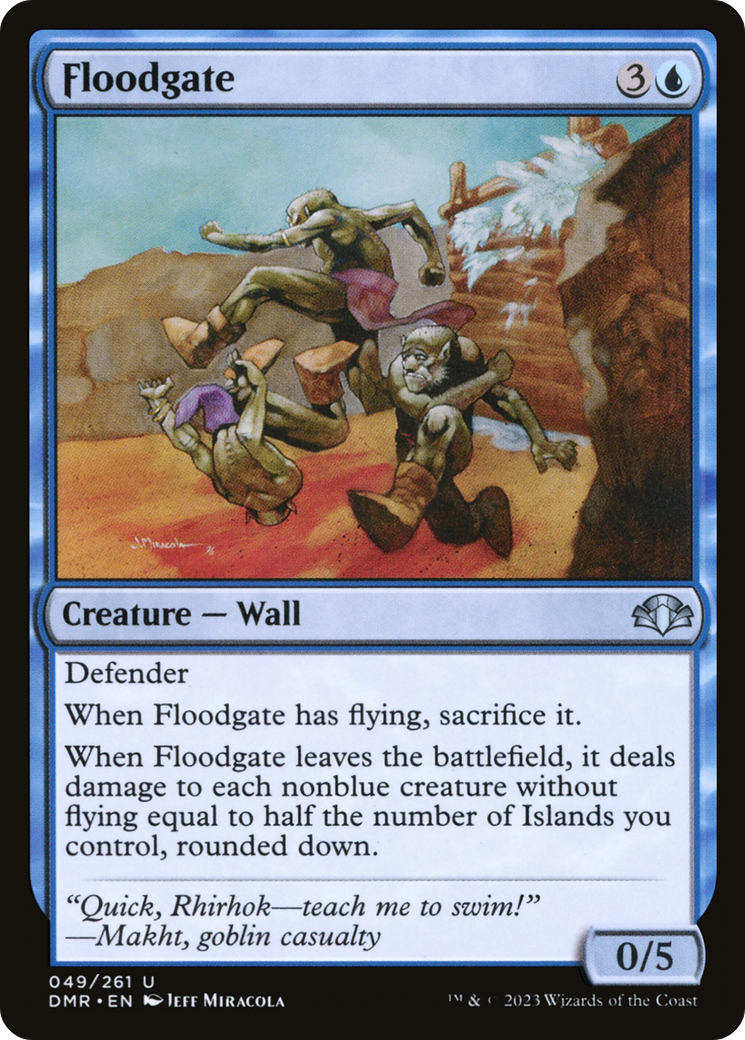 Floodgate [Dominaria Remastered] | Deep Dive Games St. Marys