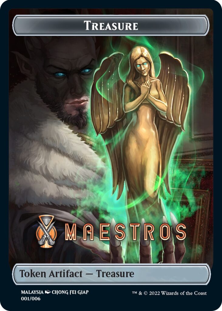 Treasure Token (Maestros) (Southeast Asia Artists) [Streets of New Capenna Tokens] | Deep Dive Games St. Marys