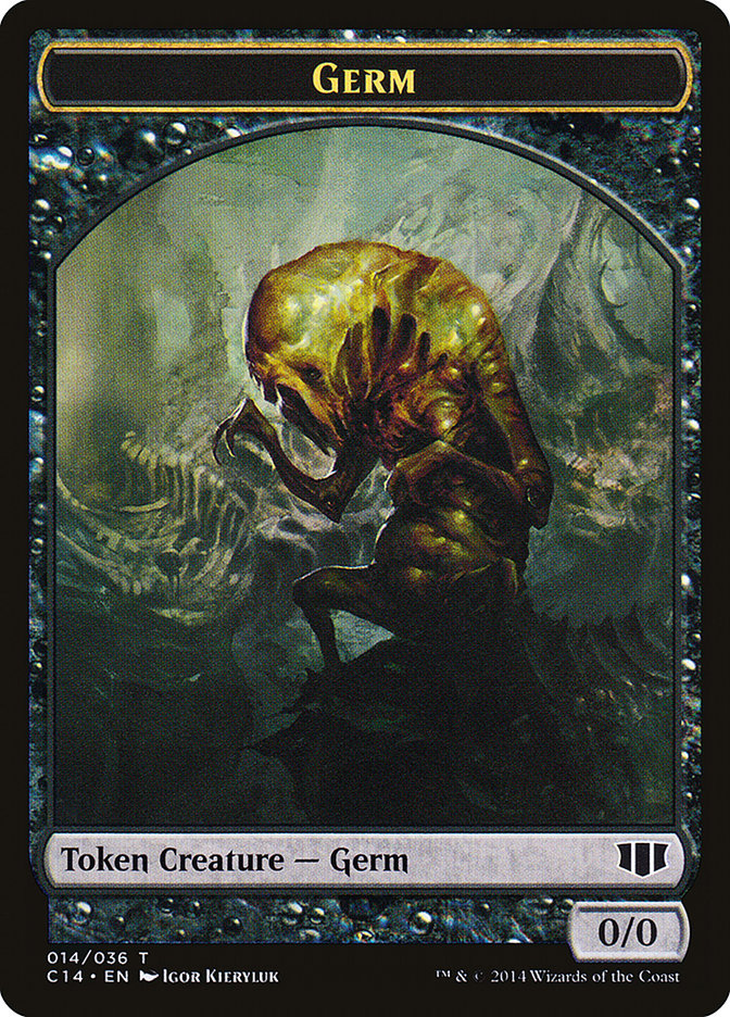 Stoneforged Blade // Germ Double-Sided Token [Commander 2014 Tokens] | Deep Dive Games St. Marys